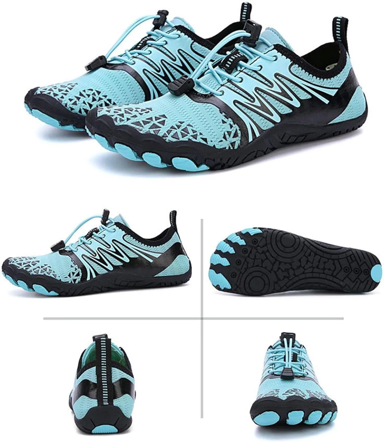 Adult Water Shoes Comfy Lightweight Quick Dry Reef Aqua Surf Swim Shoes,Casual Breathable Diving Pool Beach Barefoot Shoes,Unisex,for Walk Water Yoga