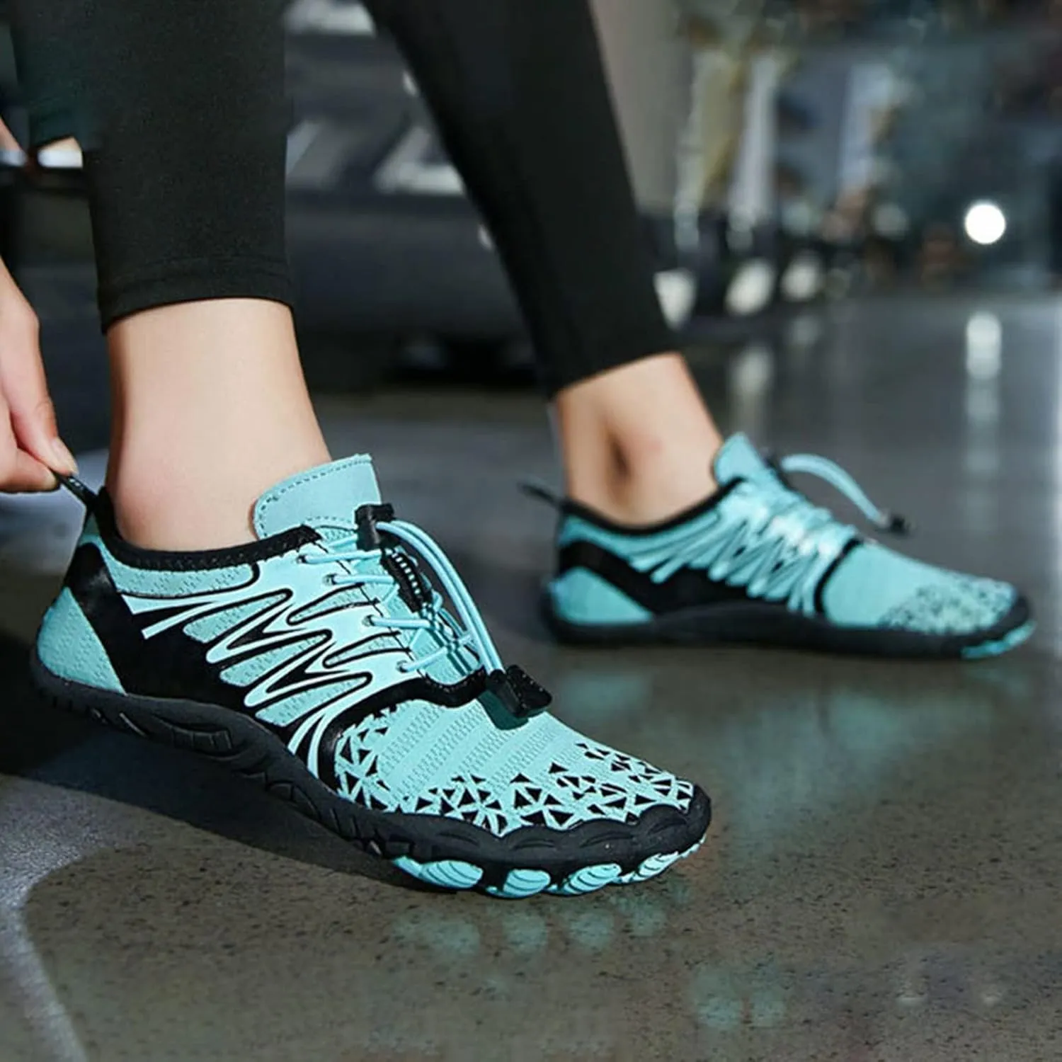 Adult Water Shoes Comfy Lightweight Quick Dry Reef Aqua Surf Swim Shoes,Casual Breathable Diving Pool Beach Barefoot Shoes,Unisex,for Walk Water Yoga