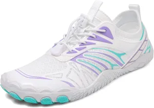 Hike Barefoot Shoes Women, Men's Water Shoes with Wide Toe Box, Quick Dry Non Slip Aqua Shoe for Beach Pool Swimming, Unisex Grounded Footwear Outdoor Walking Hiking Trekking Workout Sneakers