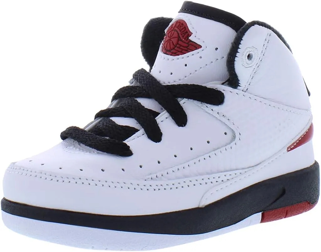 Jordan 2 Retro (Infant/Toddler) White/Varsity Red/Black 6 Toddler M