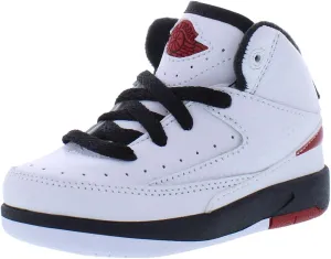 Jordan 2 Retro (Infant/Toddler) White/Varsity Red/Black 6 Toddler M