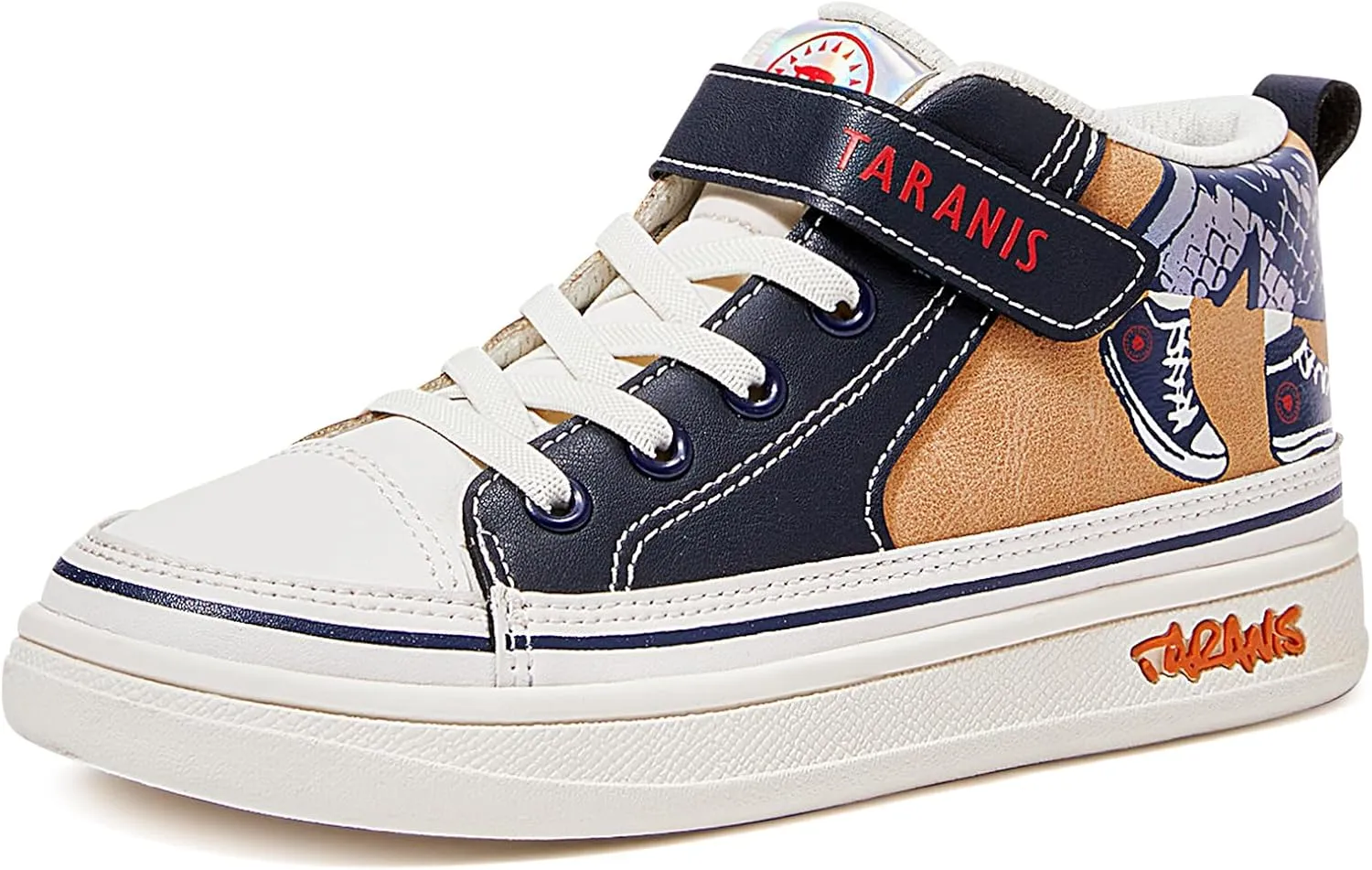 Kids Sneakers Boys Girls Tennis Shoes High Top Slip on Sports Shoes
