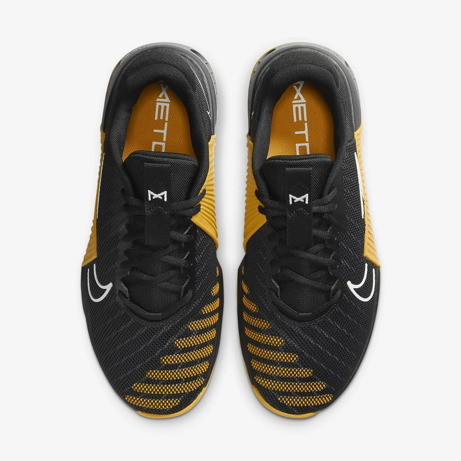 Nike Metcon 9 (Team) Men's Workout Shoes (FD5431-004, Black/University Gold/Smoke Grey/White)