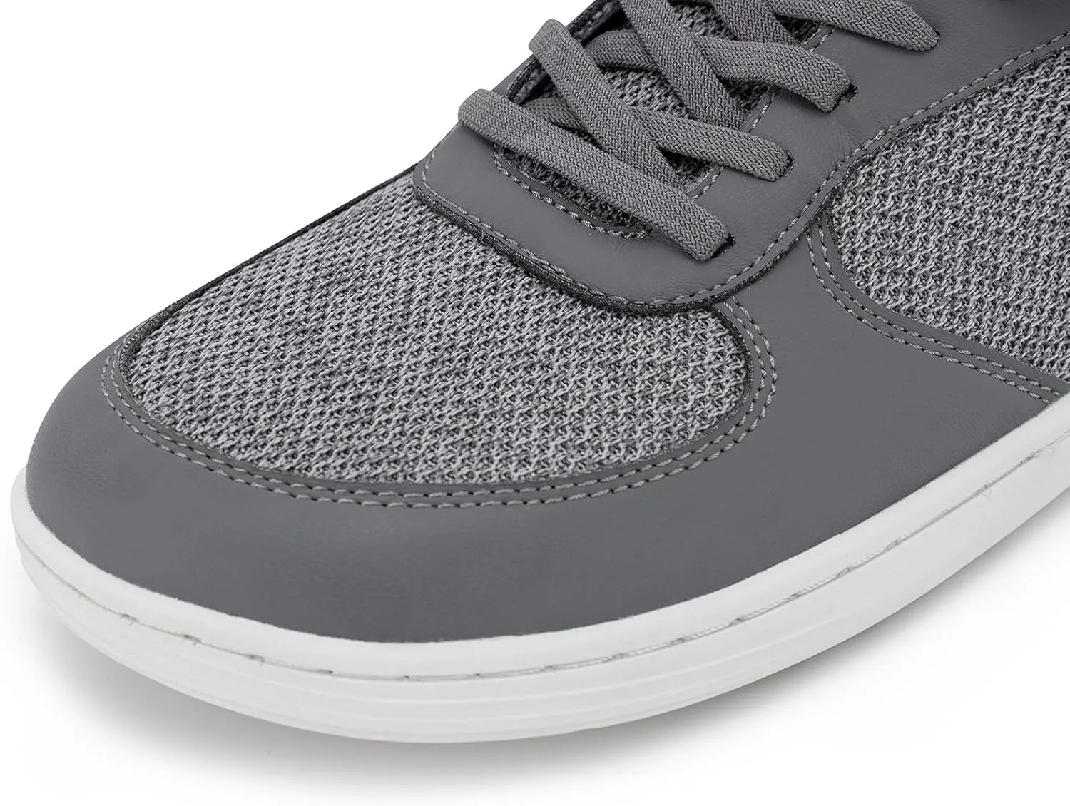 Pulltop Barefoot Wide Toe Box Shoes for Men - Minimalist Barefoot Dress Shoes Sneakers Zero Drop Slip on Walking Non Slip Shoes for Men