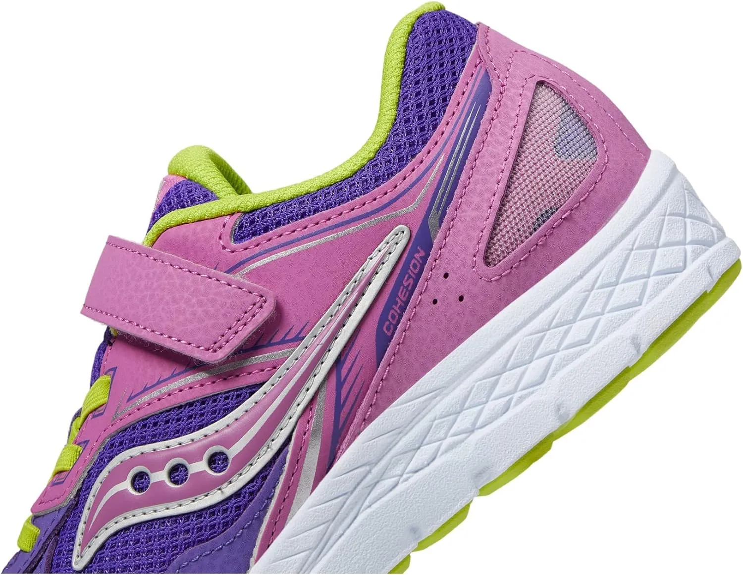 Saucony Unisex-Child Cohesion 14 Alternative Closure Jr Running Shoe