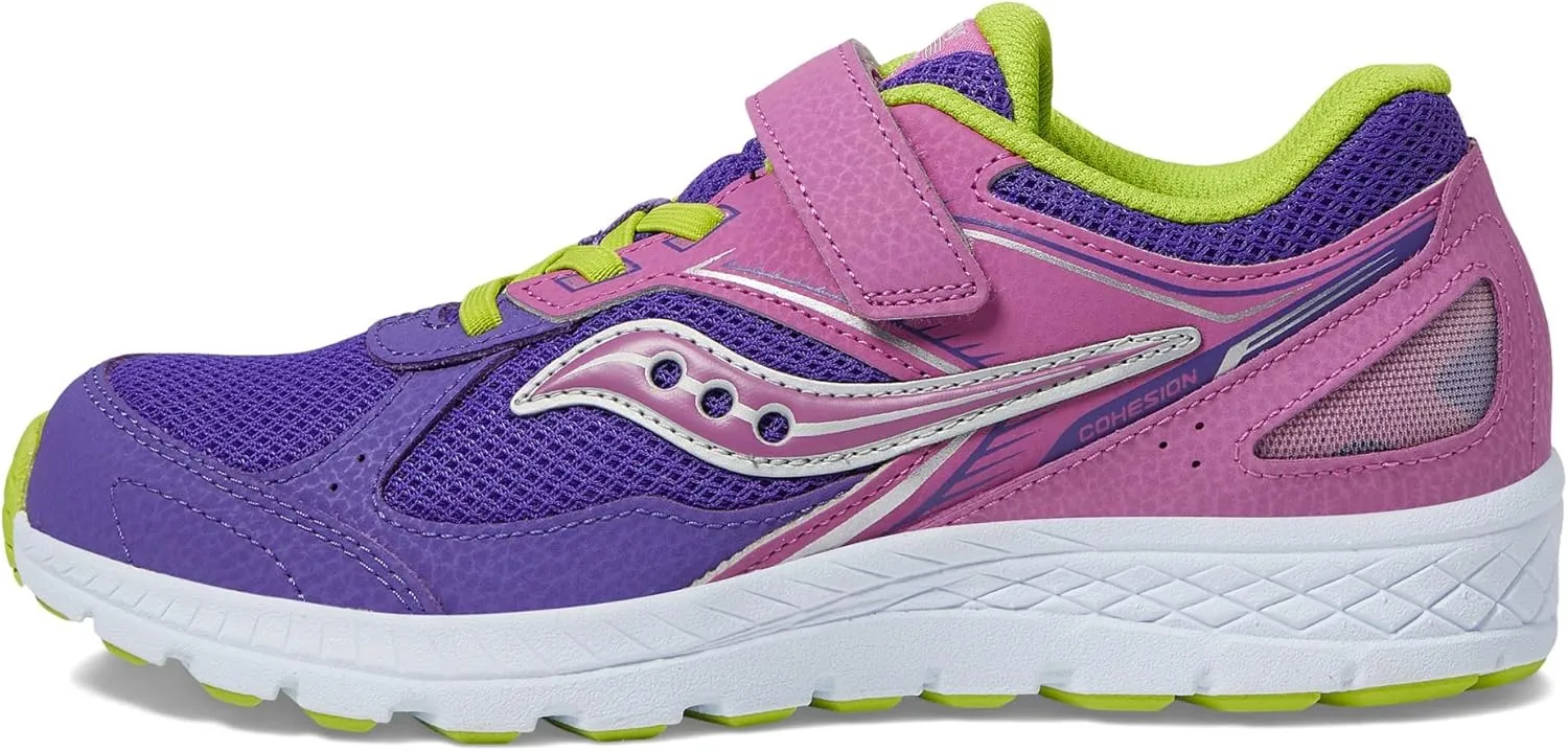 Saucony Unisex-Child Cohesion 14 Alternative Closure Jr Running Shoe