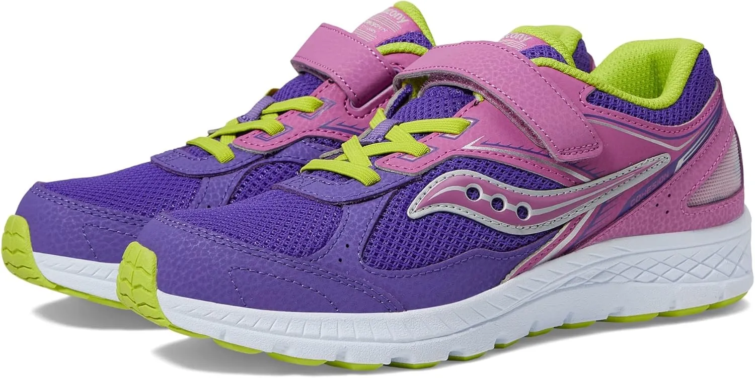 Saucony Unisex-Child Cohesion 14 Alternative Closure Jr Running Shoe