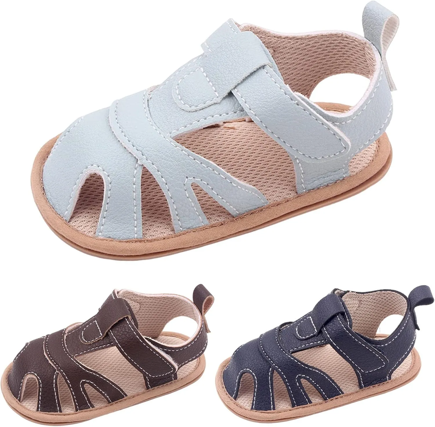 Shoes for Older Boys Summer Children Infant Toddler Shoes Men And Girls Sandals Flat Bottom Stand Alone Slides for Kids