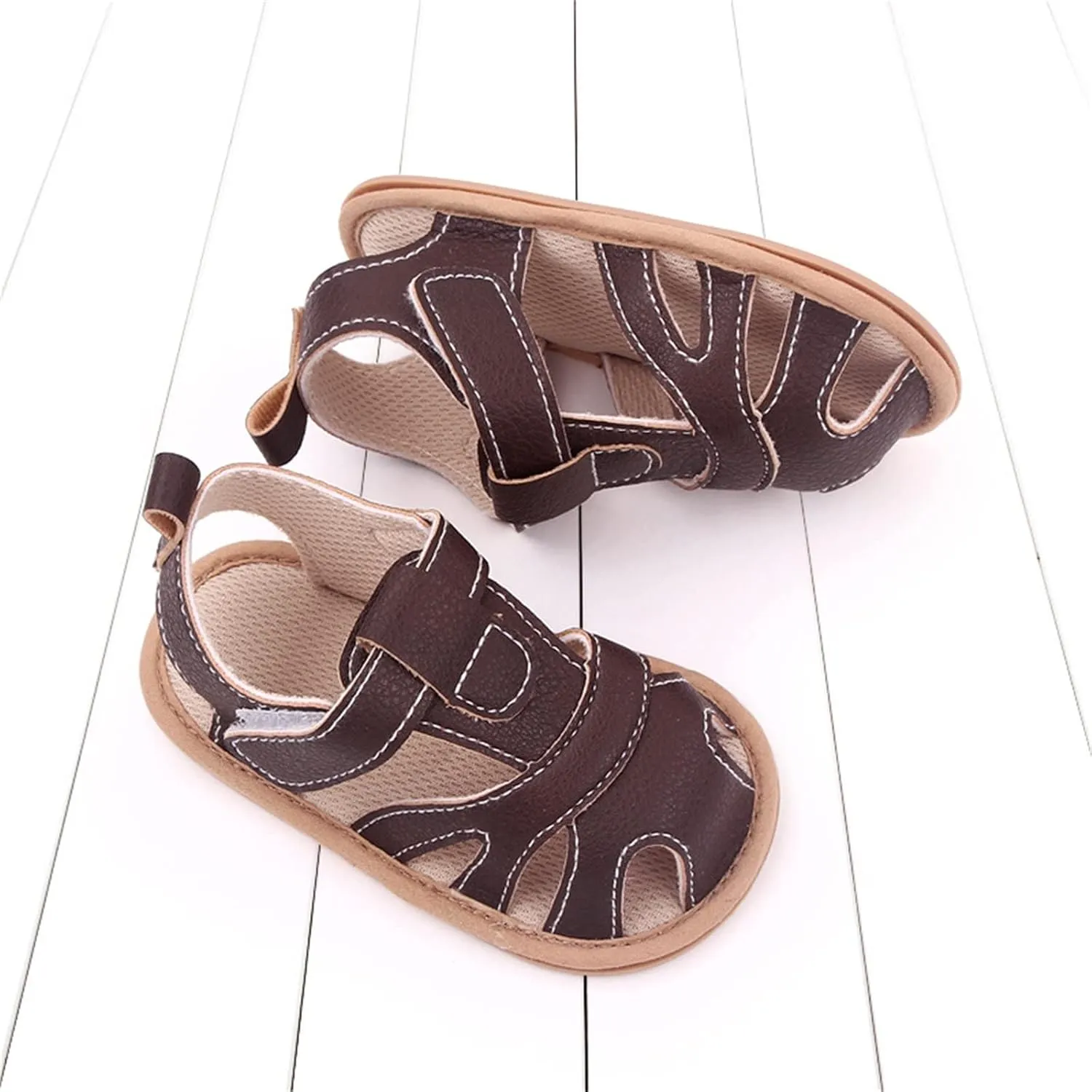 Shoes for Older Boys Summer Children Infant Toddler Shoes Men And Girls Sandals Flat Bottom Stand Alone Slides for Kids