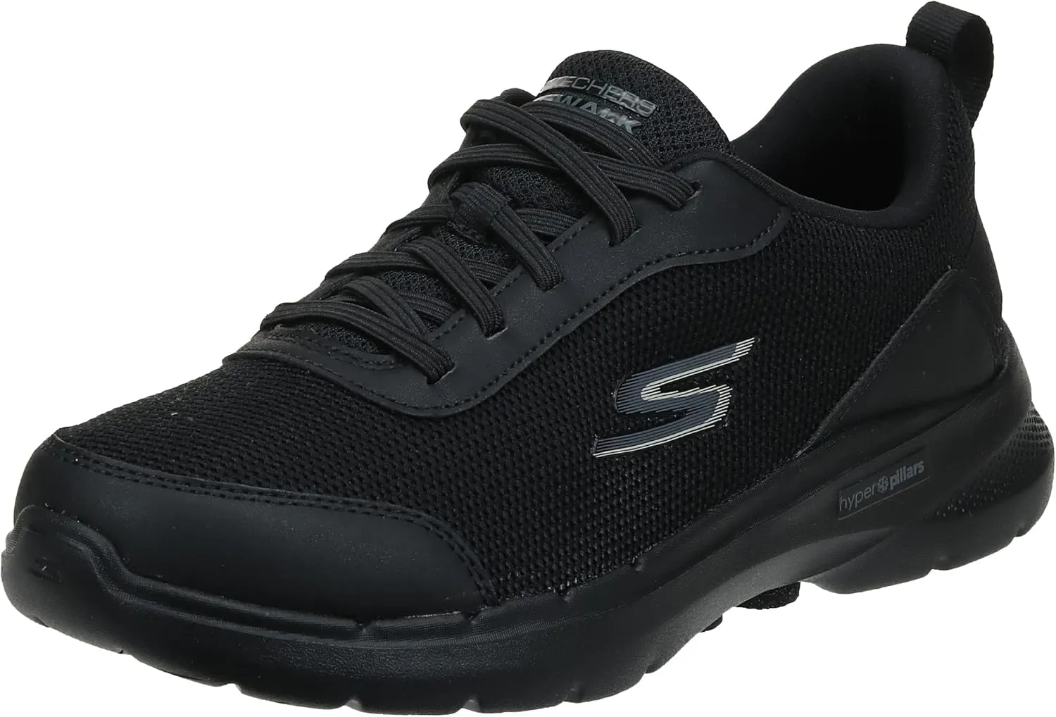 Skechers Men's Gowalk 6-Athletic Workout Walking Shoes with Air Cooled Foam Sneakers, Black 2, 13