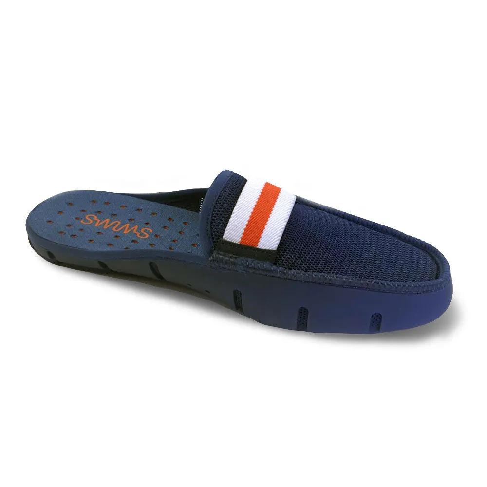 SWIMS Slide Loafer Boat Shoes - Navy*