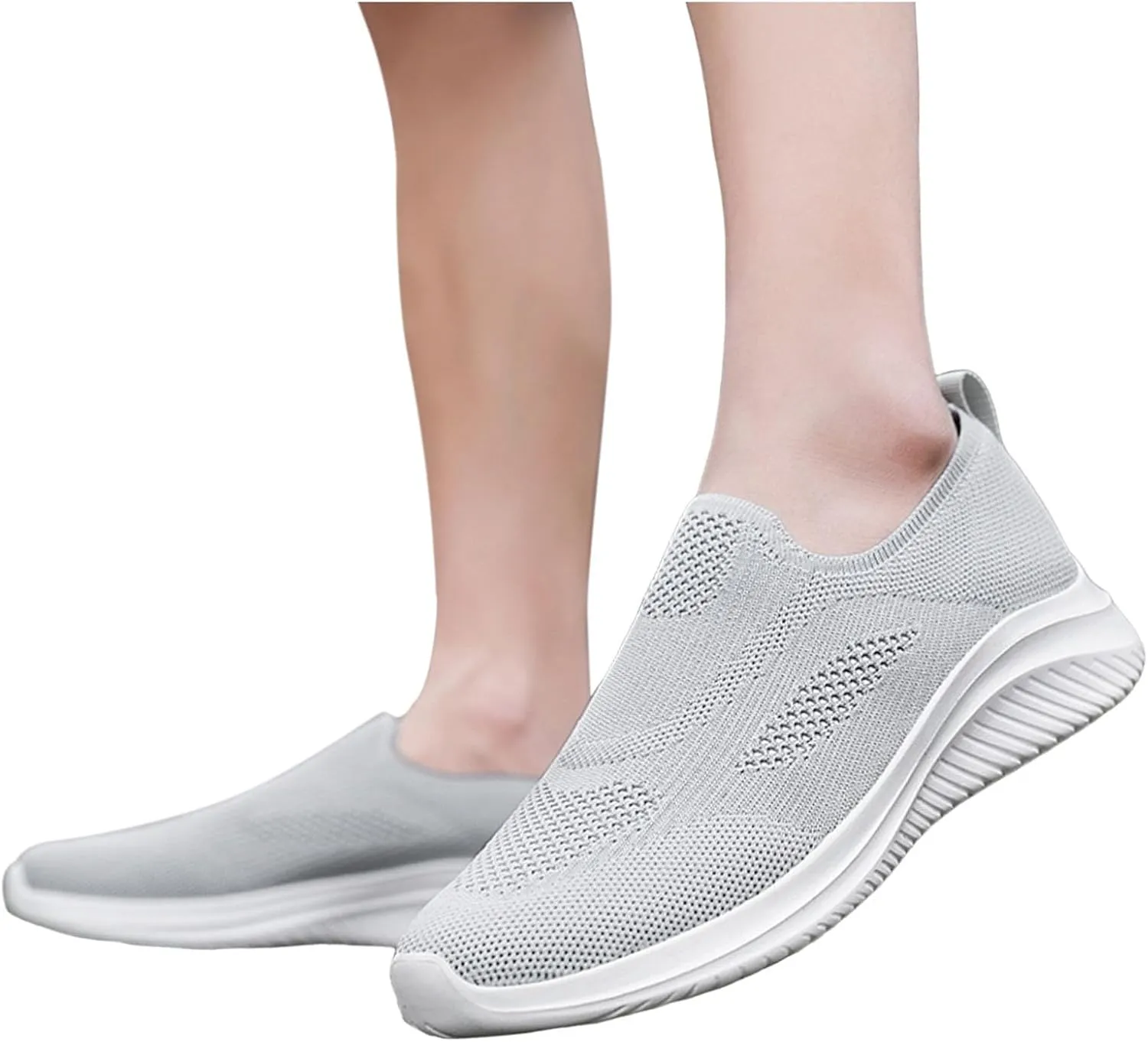 Walking Shoes for Men Gym Shoes Athletic Shoes Summer Mesh Running Shoes Slip On Sneakers Lightweight Breathable Tennis Shoes