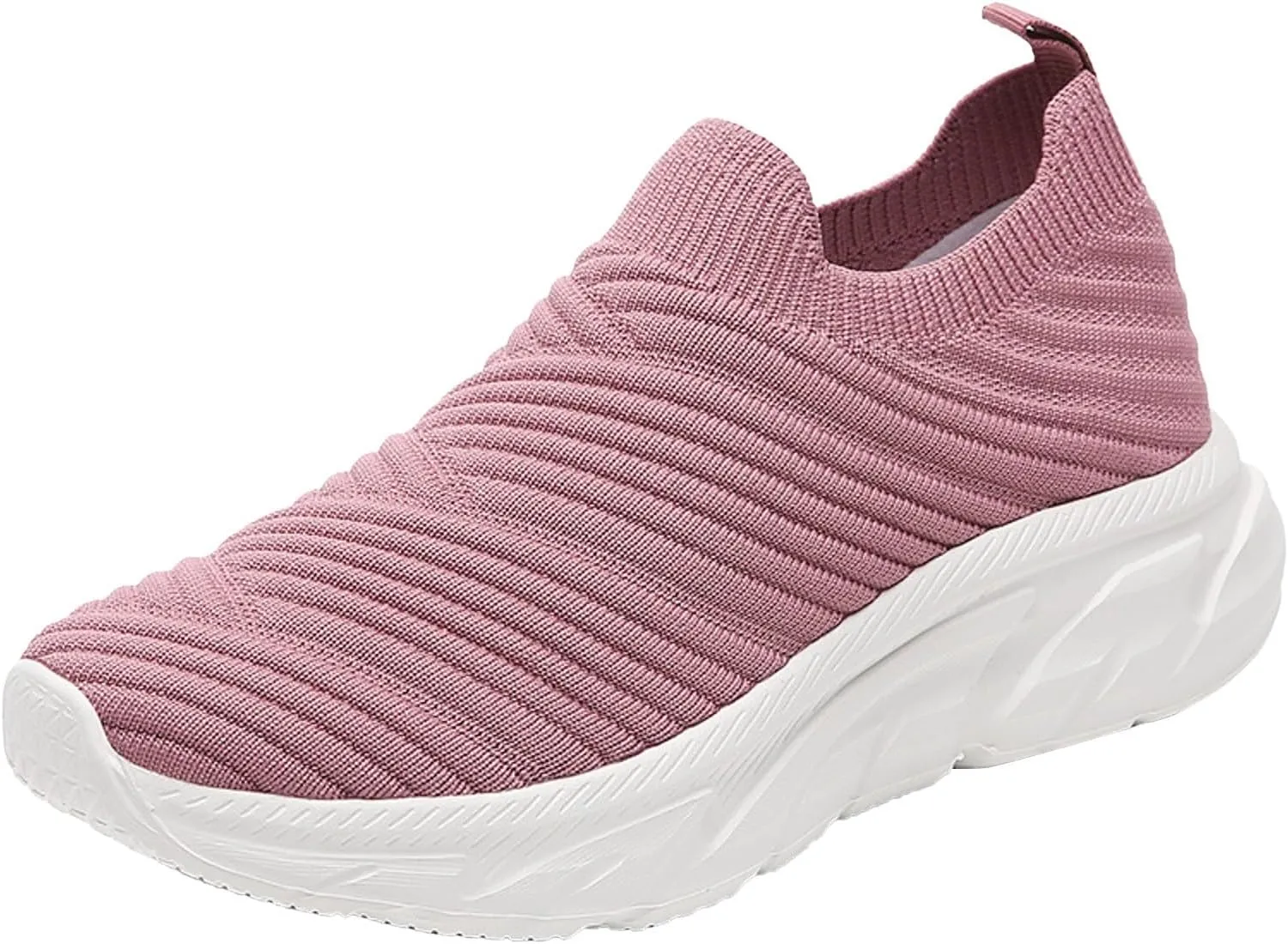 Walking Shoes Women Comfort Athletic Slip On Walking Shoes Comfortable Lightweight Breathable Non Slip Tennis Workout Running Sneakers