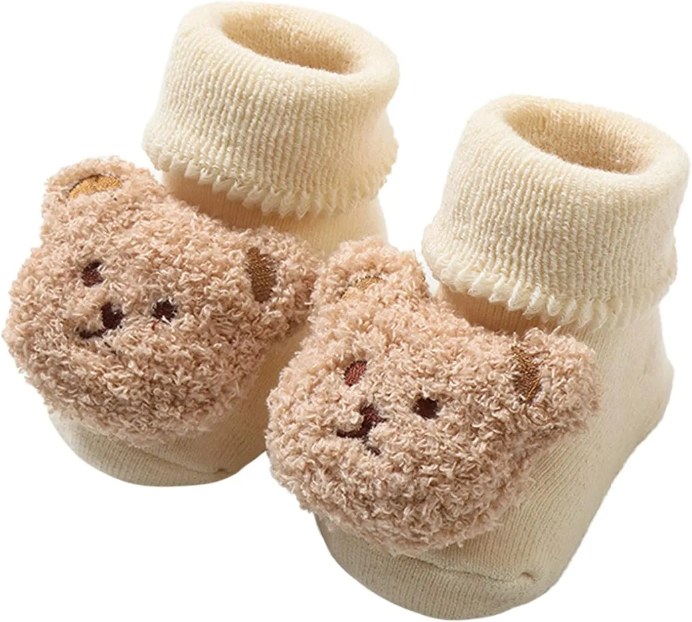 Warm Winter Baby Shoes Cartoon Bear Shape Cute Baby Shoes Baby Soft Sole Shoes Baby Sock Shoes