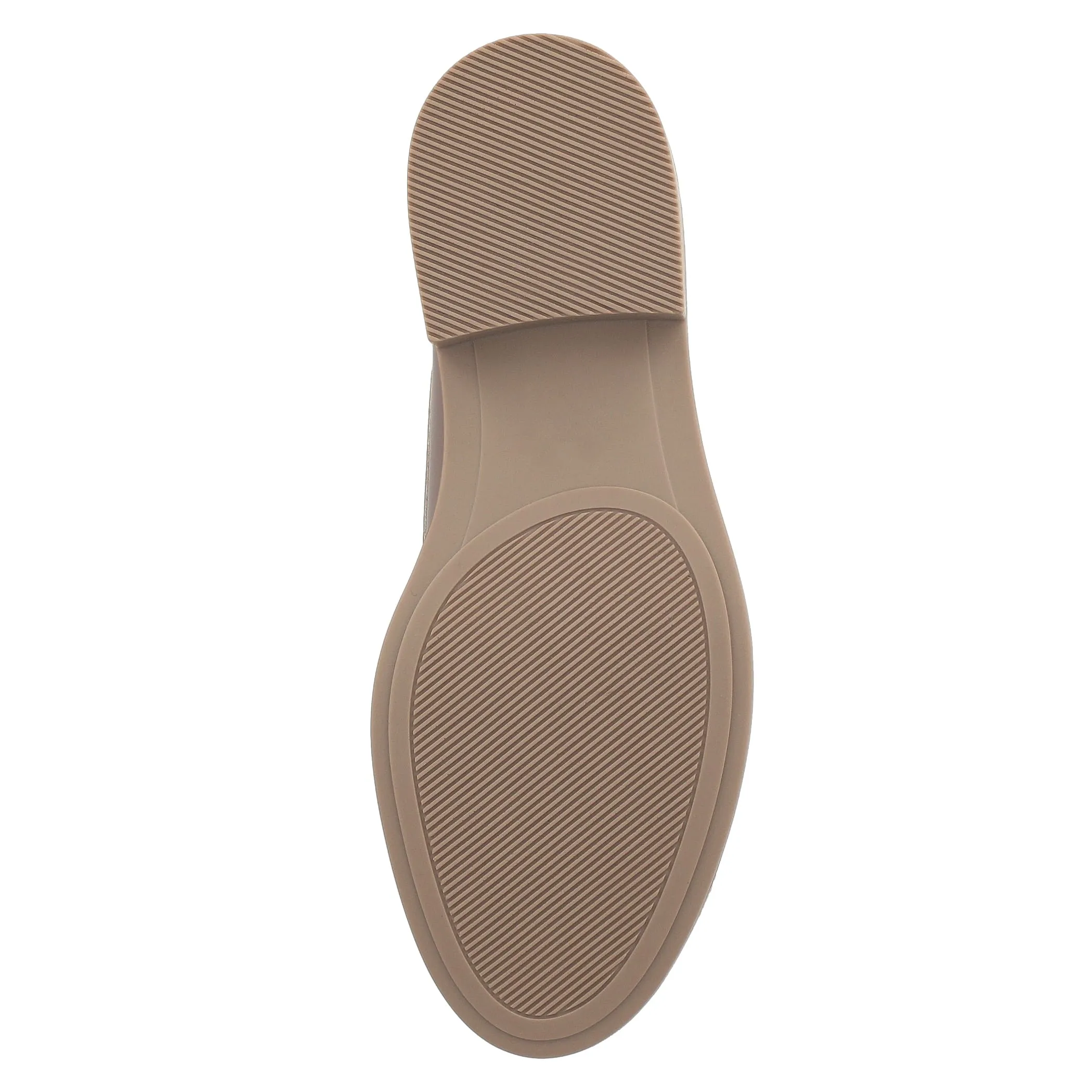 Zapato Tipo Mocasin Nojiko Sintetico Acabado Charol Taupe Westies
